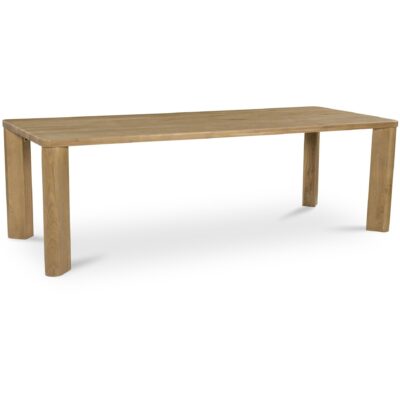 Alternative view of Segment Dining Table Wood Large Heritage Brown