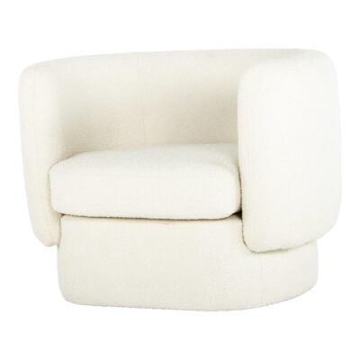 Alternative view of Koba Chair Maya White