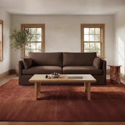 Alternative view of Shea Sofa Dark Brown JP-1000-20