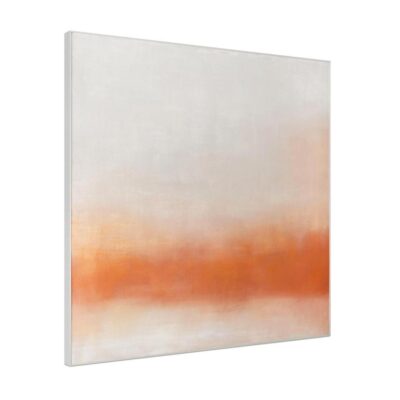 Alternative view of Morning Light Framed Painting Soft Orange