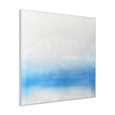 Alternative view of Morning Light Framed Painting Blue Palette