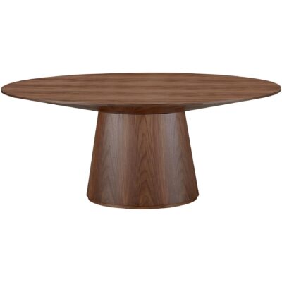 Otago Oval Dining Table Walnut