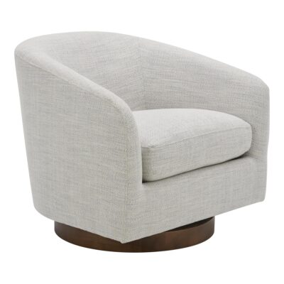 Alternative view of Oscy Swivel Chair Splashed White