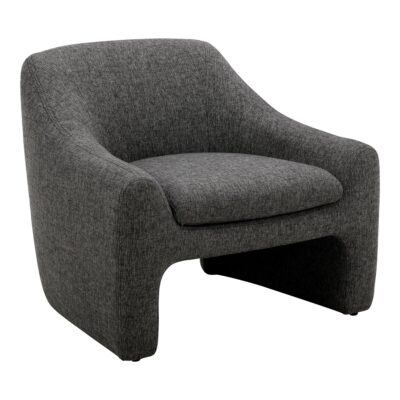 Alternative view of Kenzie Accent Chair Shadowed Grey