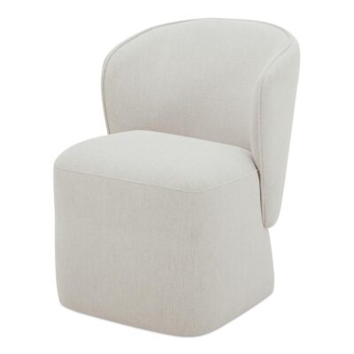 Alternative view of Larson Rolling Dining Chair Heather Grey