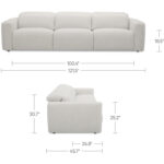 Wilder Power Recliner Sofa Flecked Oat - Image 6