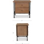 Rene Nightstand Brown - Image 12