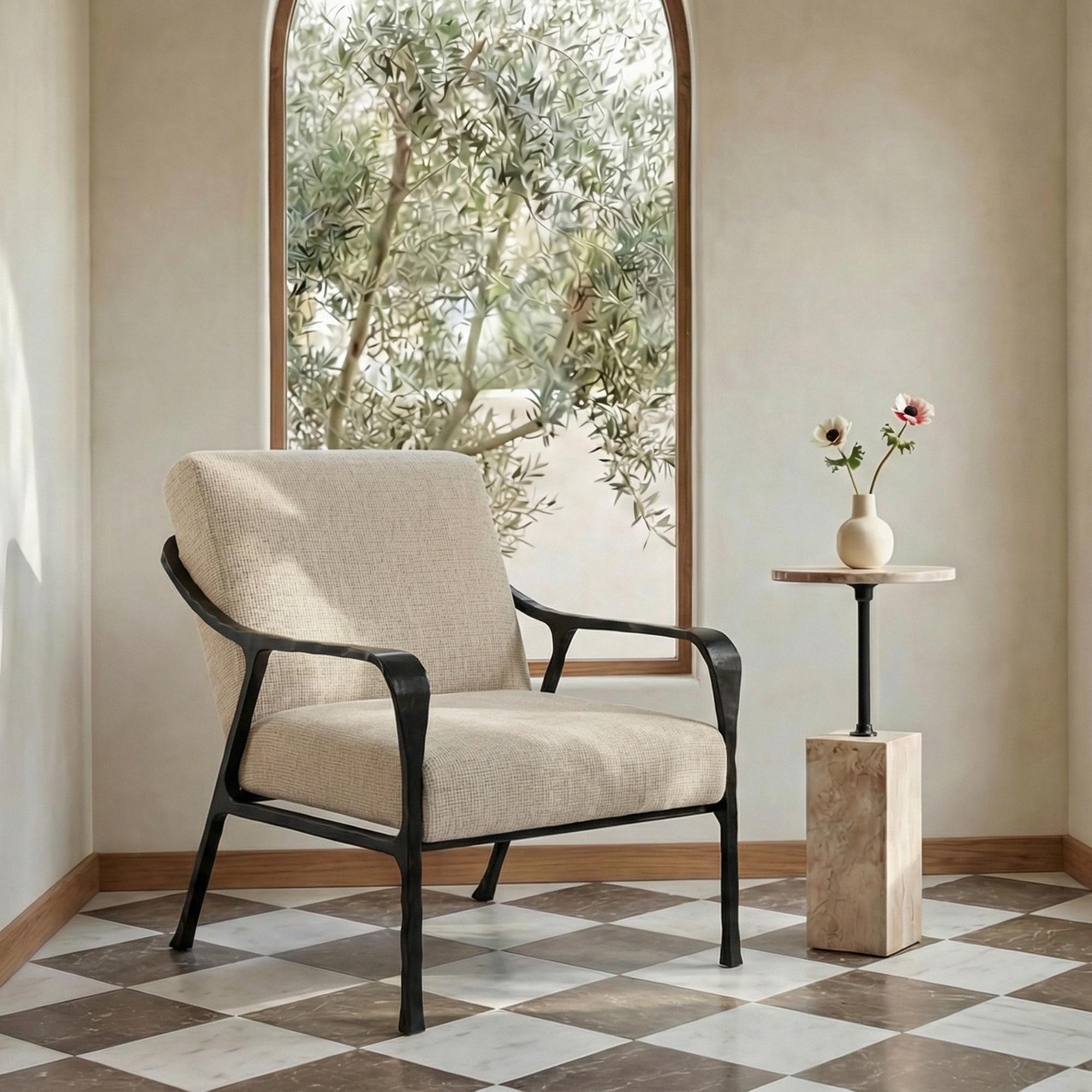 Rowe Accent Chair Beige - Image 2