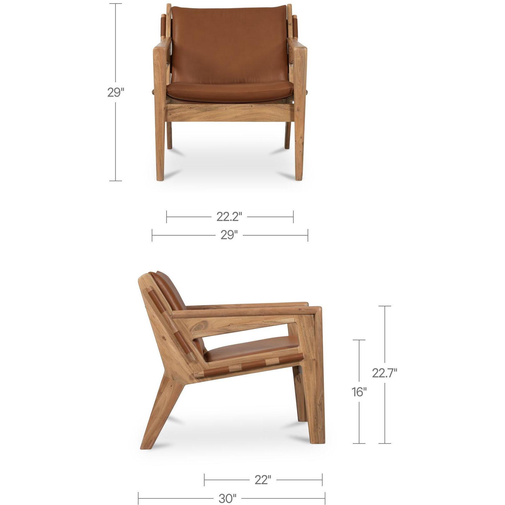 Baker Accent Chair Brown - Image 3