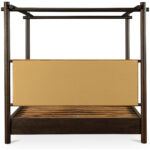 Devin Bed King Brown - Image 4