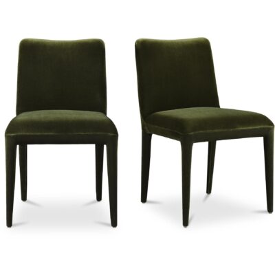 Alternative view of Calla Dining Chair Green Velvet-Set of Two