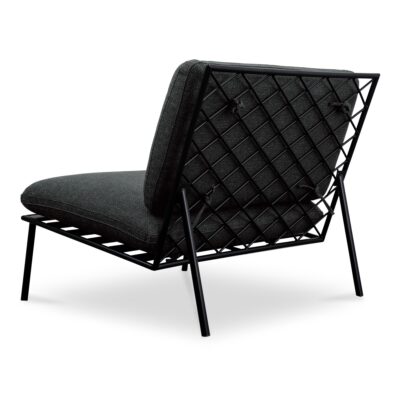 Alternative view of Salma Outdoor Accent Chair Speckled Charcoal