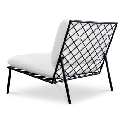 Alternative view of Salma Outdoor Accent Chair White