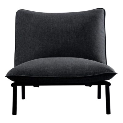 Morgan Outdoor Accent Chair Speckled Charcoal