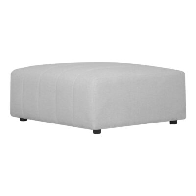 Alternative view of Lyric Ottoman Oatmeal