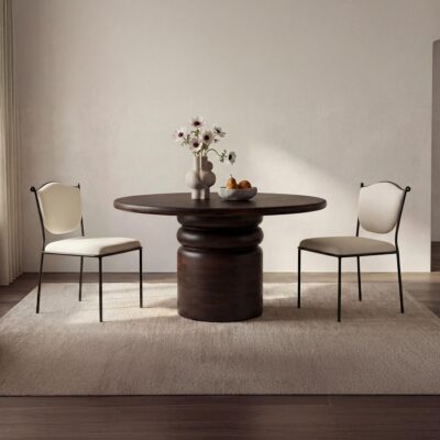 Alternative view of Ferris Dining Chair Cream