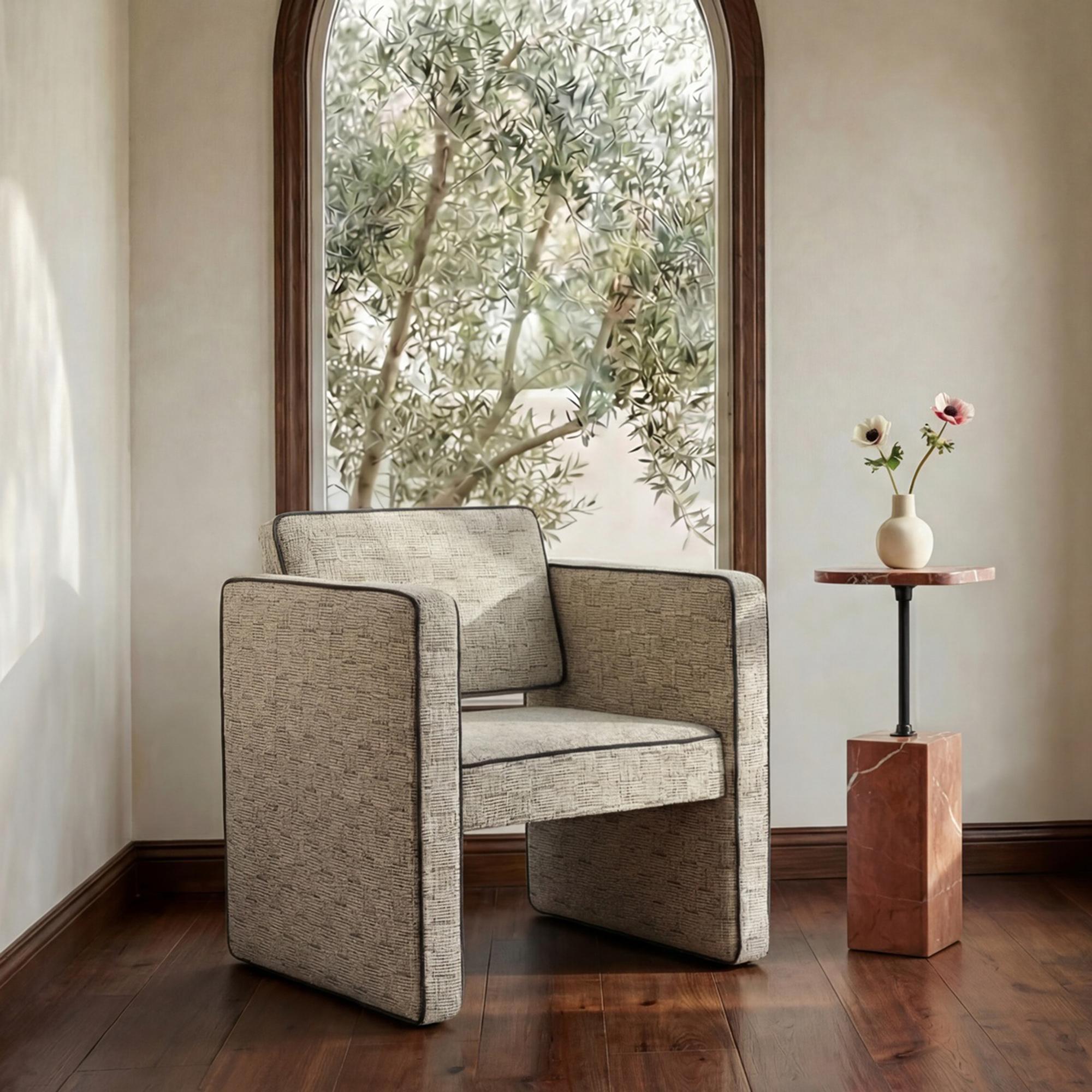 Harris Accent Chair Oat - Image 2