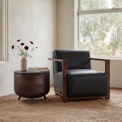 Alternative view of Barnes Accent Chair Black