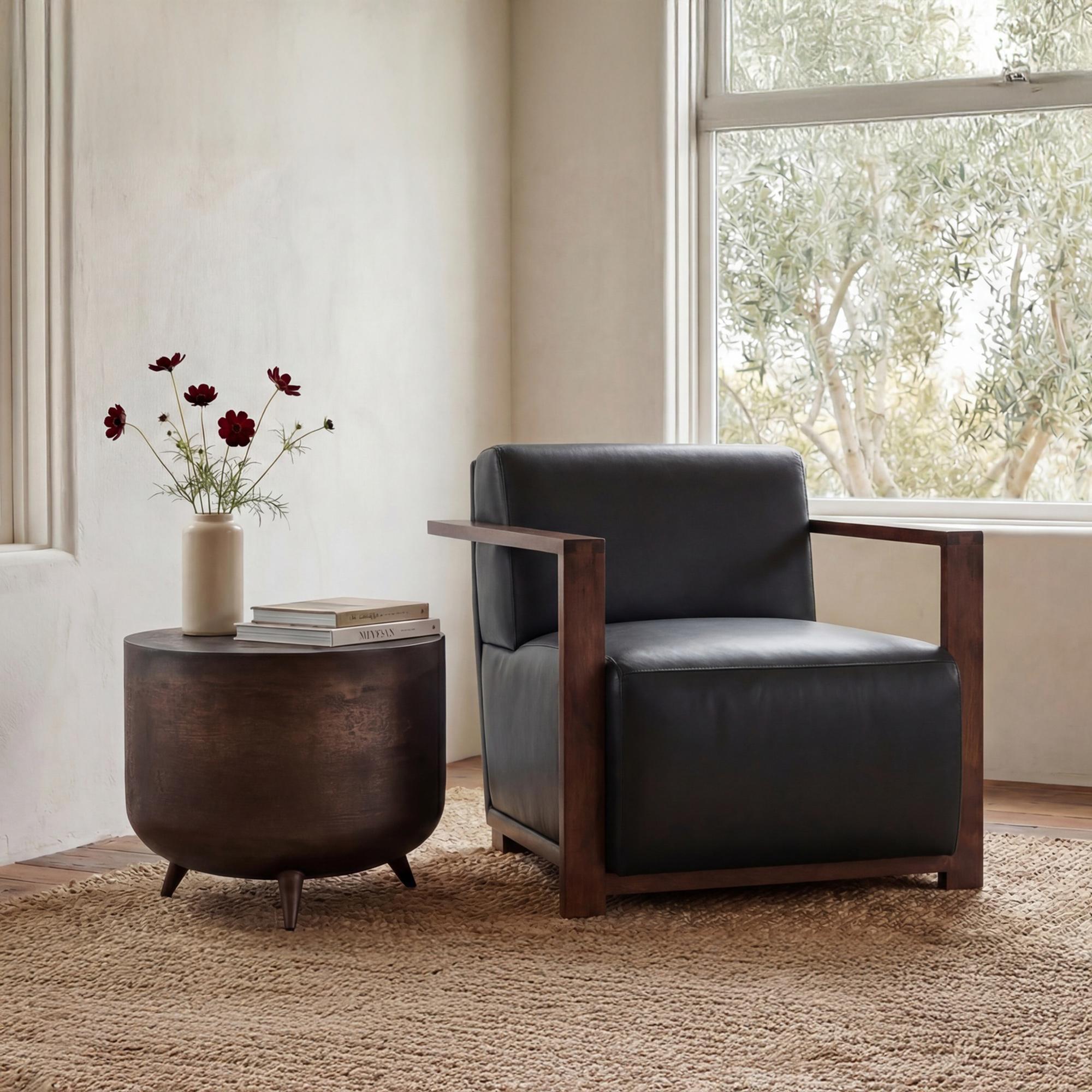 Barnes Accent Chair Black - Image 2