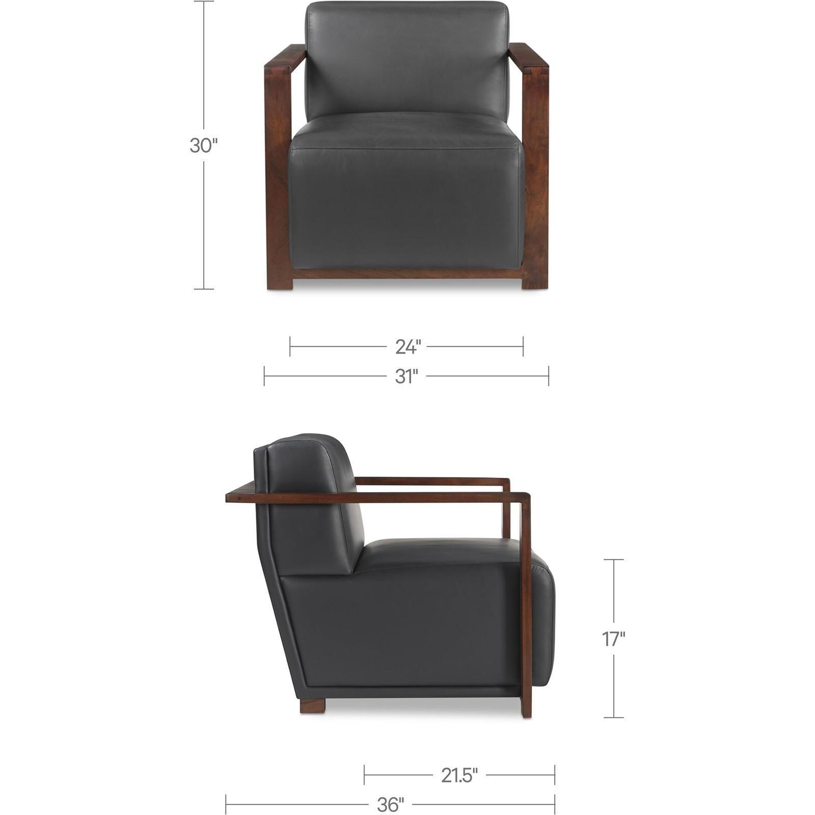 Barnes Accent Chair Black - Image 3