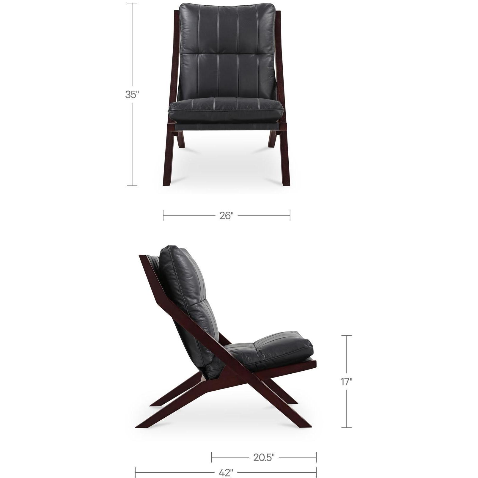 Preston Accent Chair Black - Image 3