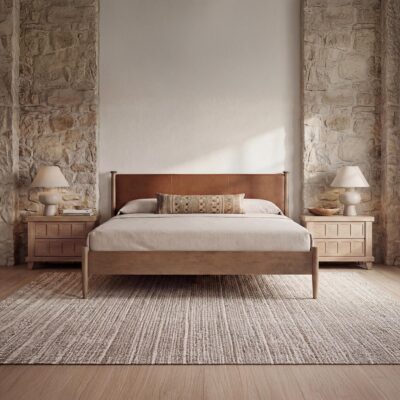 Alternative view of Crosby Queen Bed Brown MU-1008-03-0