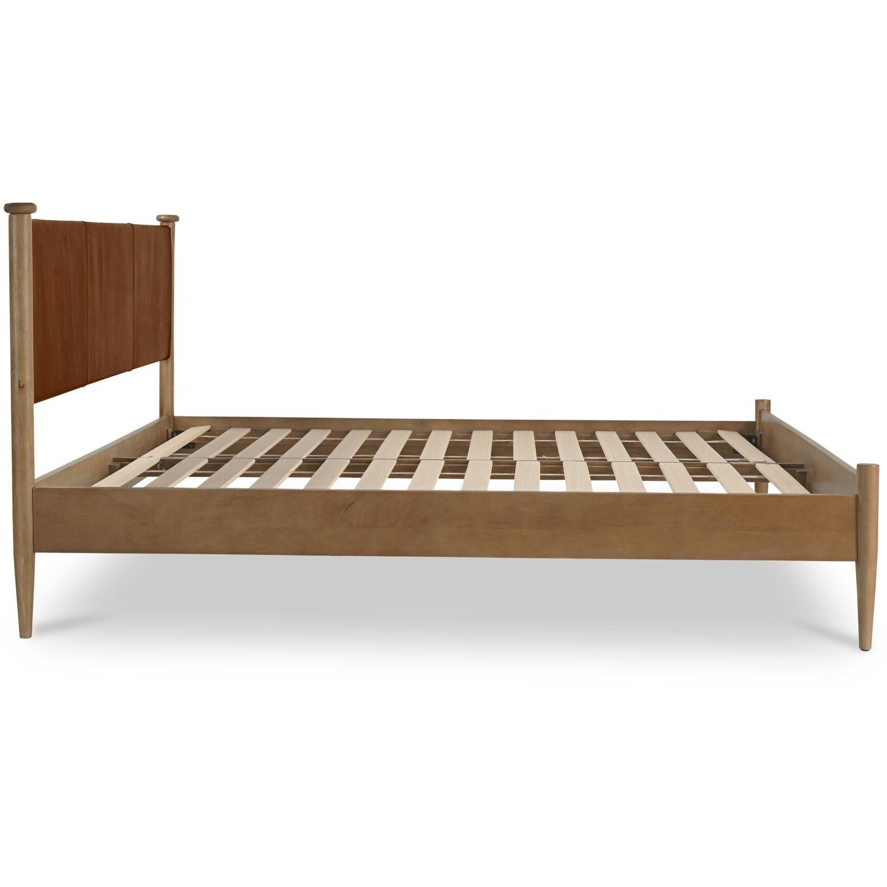 Crosby Queen Bed Brown 3 Crosby Queen Bed Brown - Image 3