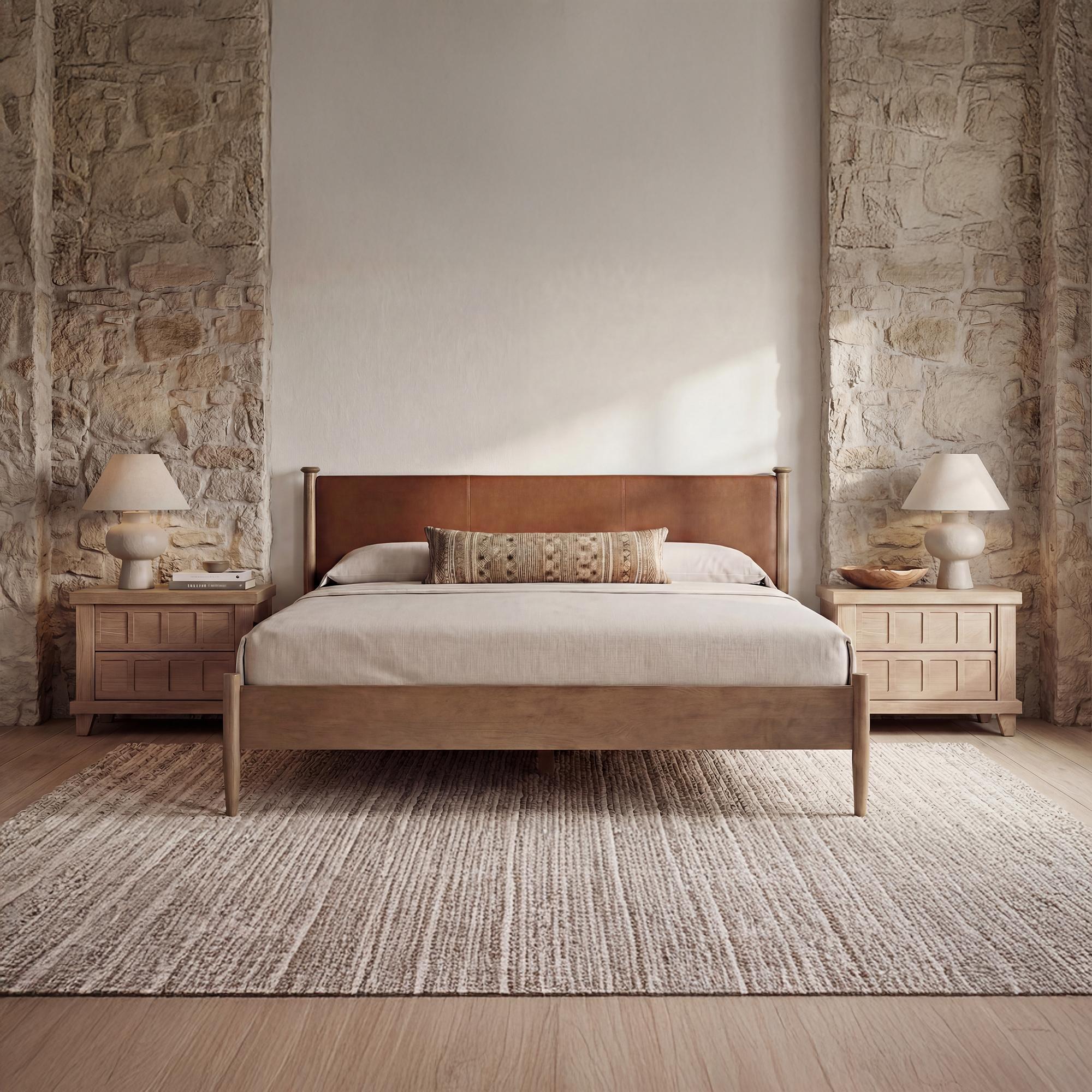 Crosby King Bed Brown - Image 2