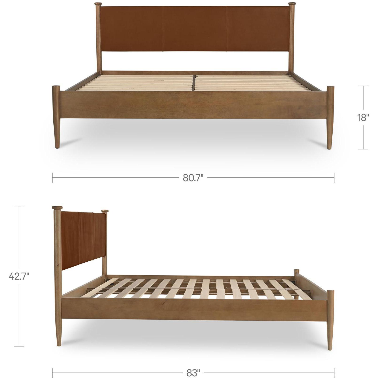 Crosby King Bed Brown - Image 3