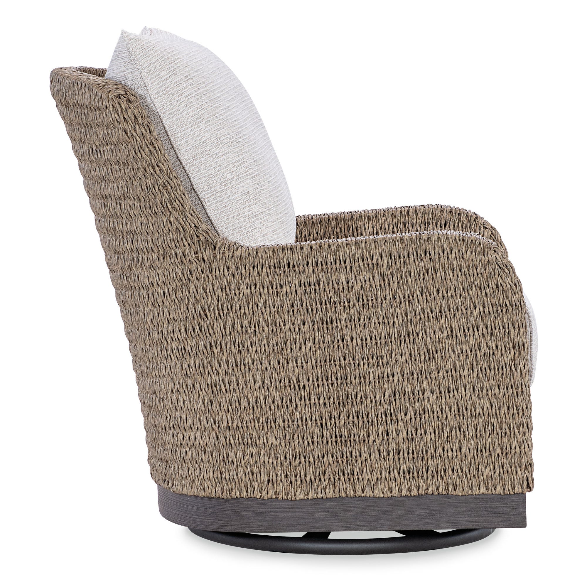 Seychelles Swivel Glider Club Chair in Poros Dune (D) - Image 4