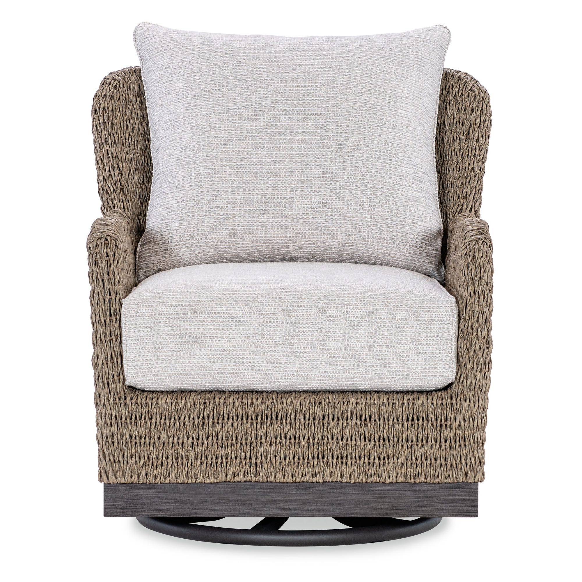Seychelles Swivel Glider Club Chair in Poros Dune (D) - Image 2