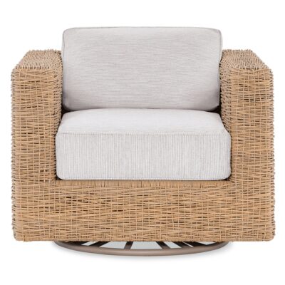 Alternative view of Somerset Swivel Glider Club Chair in Poros Dune (D)