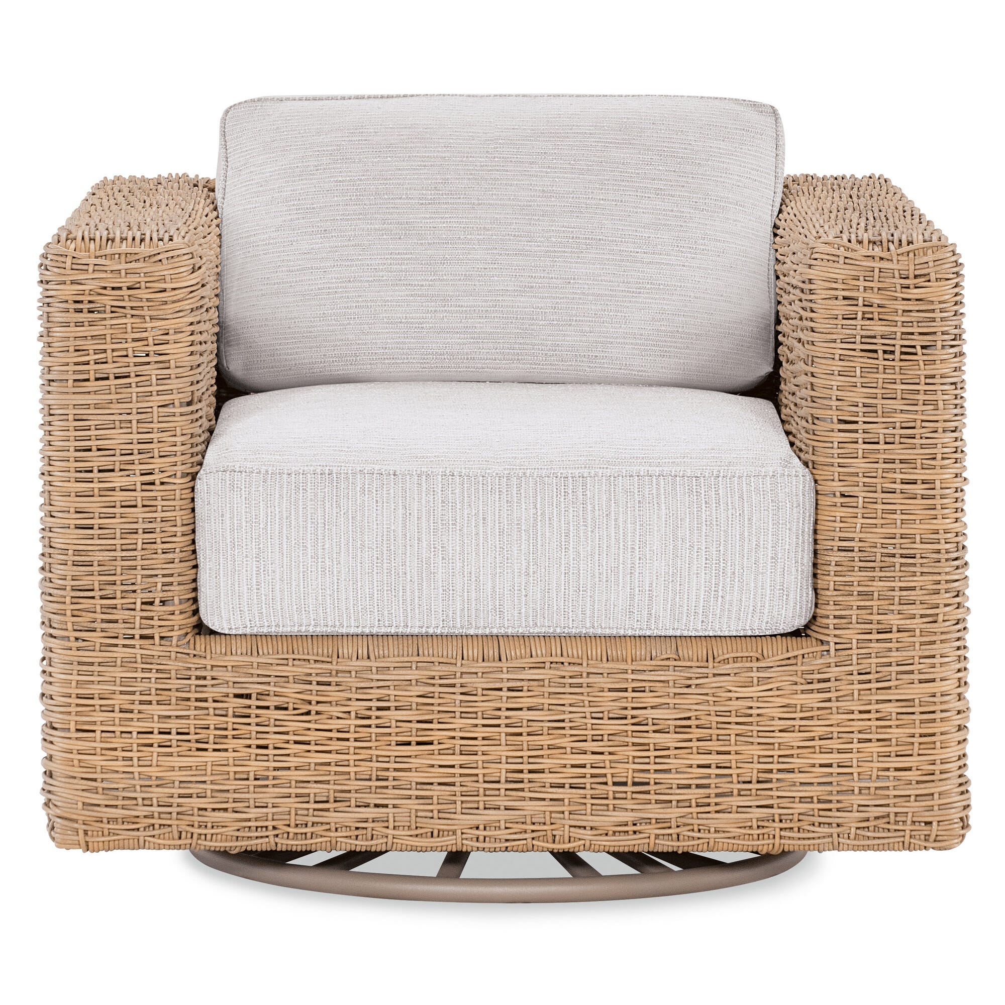 Somerset Swivel Glider Club Chair in Poros Dune (D) - Image 2