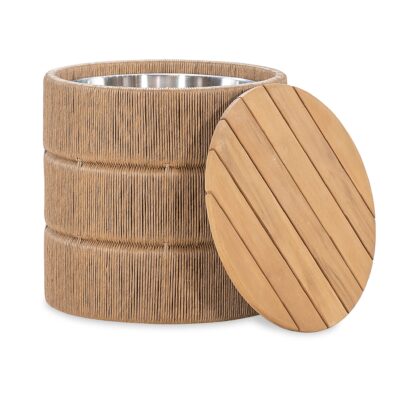 Alternative view of Avalon Wicker Storage End Table