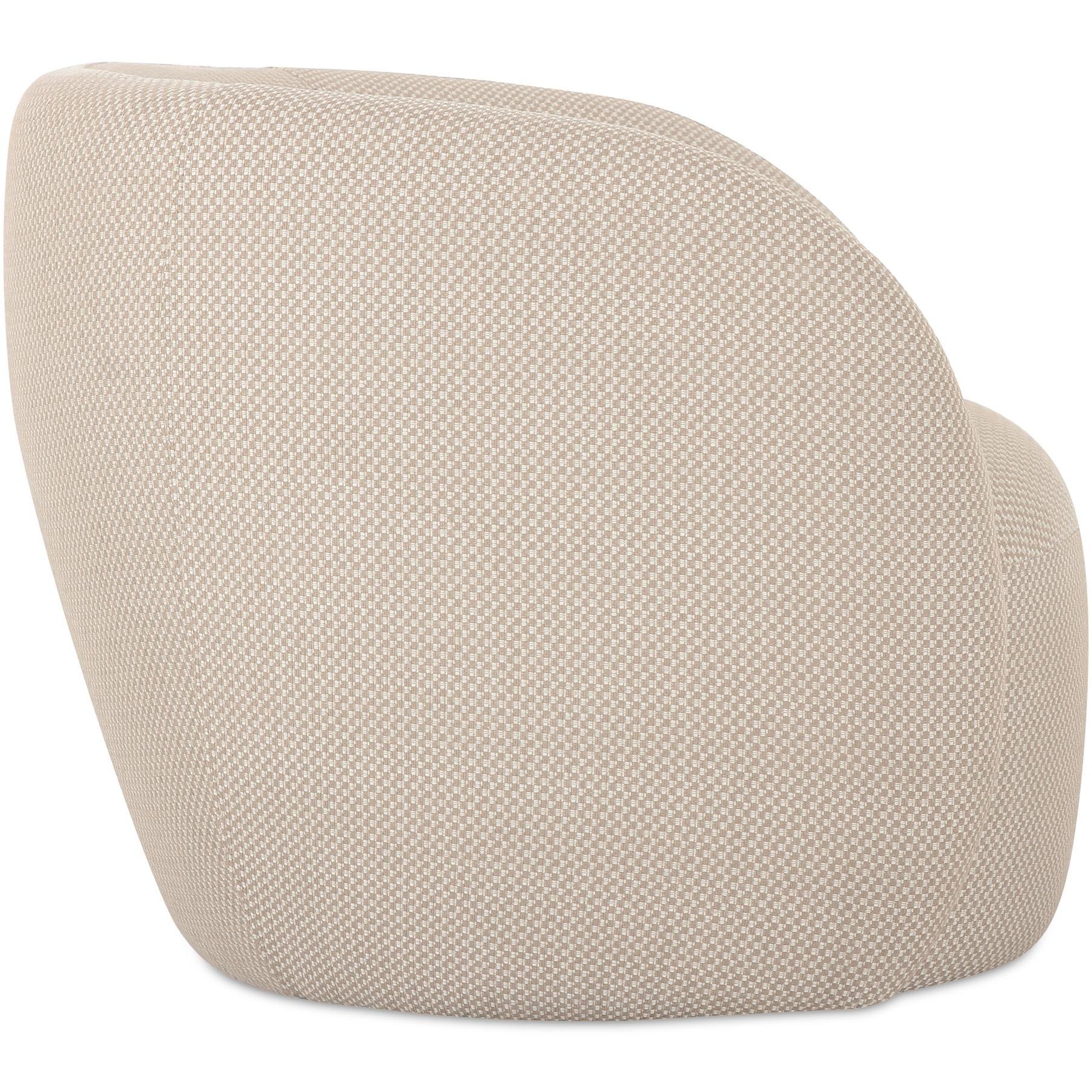 Rae Outdoor Accent Chair Beige Check 3 Rae Outdoor Accent Chair Beige Check - Image 3