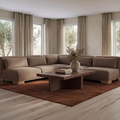 Alternative view of June Sofa Dark Brown OA-1032-20