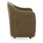 Drava Rolling Dining Chair Green - Image 3
