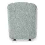 Drava Rolling Dining Chair Light Blue - Image 4