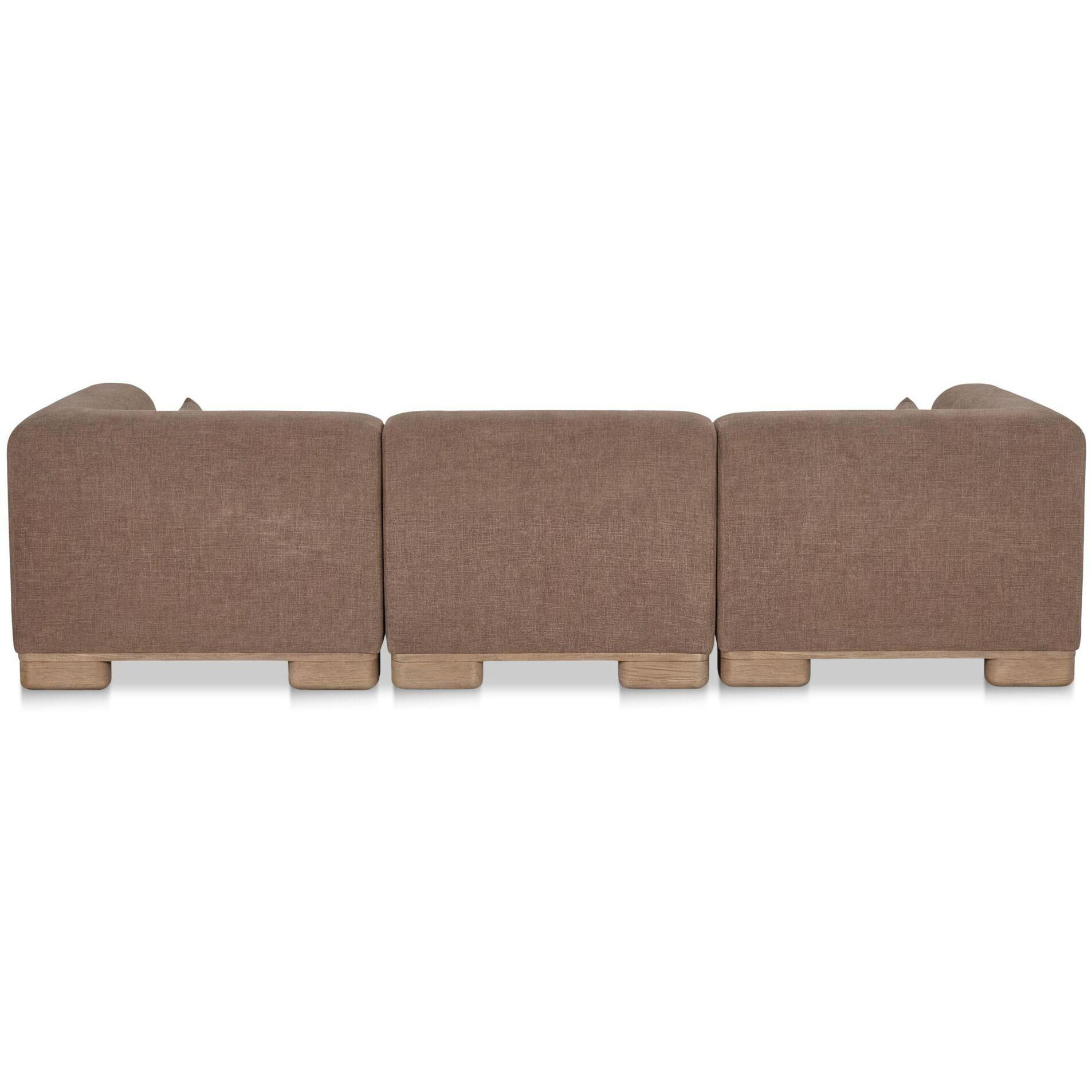 June Modular Sofa Dark Brown 4 June Modular Sofa Dark Brown - Image 4