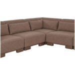 June Lounge Modular Sectional Dark Brown - Image 6