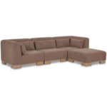June Lounge Modular Sectional Dark Brown - Image 3