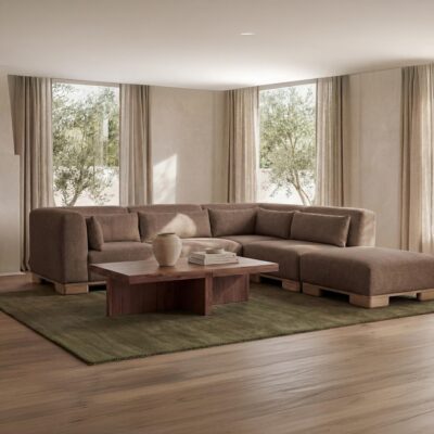 Alternative view of June Dream Modular Sectional Dark Brown