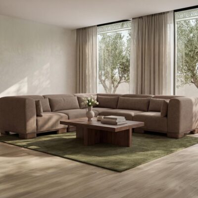 Alternative view of June Classic L Modular Sectional Dark Brown
