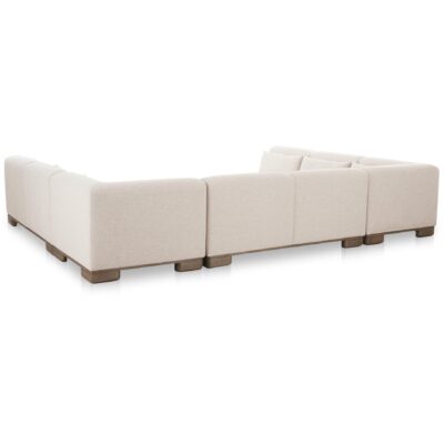 Alternative view of June U Shaped Modular Sectional Oatmeal