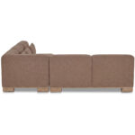 June Corner Modular Sectional Dark Brown - Image 4