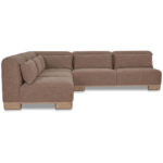June Corner Modular Sectional Dark Brown - Image 3
