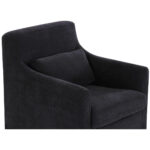 Lydia Slipcover Dining Chair Black - Image 5