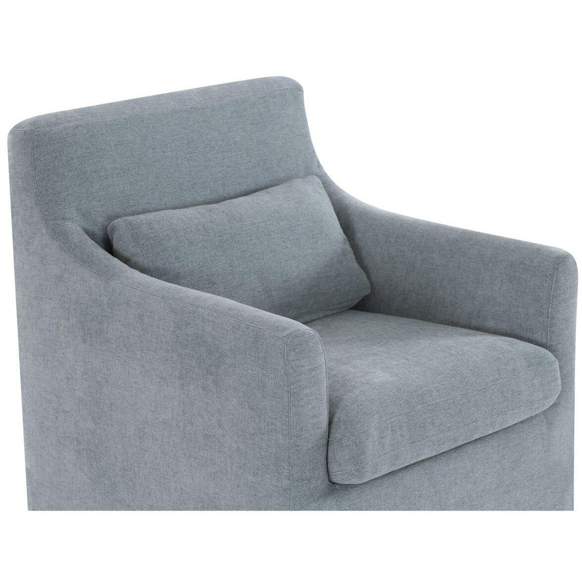 Lydia Slipcover Dining Chair Blue 6 Lydia Slipcover Dining Chair Blue - Image 6