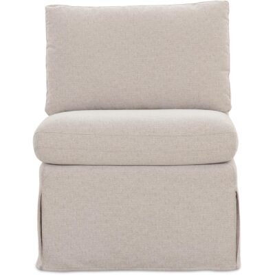 Fable Slipcover Dining Slipper Chair Beige