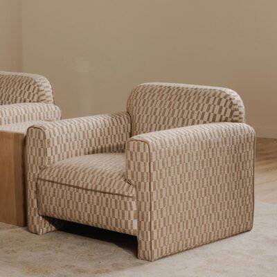 Alternative view of Leo Accent Chair Taupe
